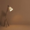 Melman Beige Jute Floor Lamp with Beige Jute Base