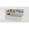 Megatron Engineered Wood Box Storage Bed in White Colour