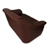 Berry 2 Seater Leatherette Sole in Cocoa Brown Colour
