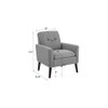 Gartman Accent Chair in Grey Colour