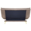 Bliss 3 Seater Sofa Cum Bed In Beige Colour