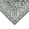 Kaylie Slate Gray Geometric Hand-Tufted Wool 7.5X5 Feet Carpet