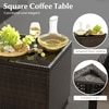 Carry Bird Wicker Patio Furniture Outdoor Balcony Chairs In Brown And Beige Colour