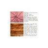 Rosslyn wood Dining Chair in Coral Pink Velvet Upholstery with TEAK FINISH