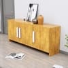 Hexa Red Multipurpose Storage Cabinet With 3 Door in Giant Wood Colour