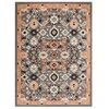 Multicolor Traditional Machine Made Polyester 3 X 5 Feet Carpet