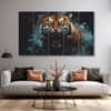 The Castle Decor Lion Abstract Wall Art Set of 5 Digital Painting 27x48 Inch
