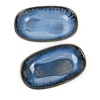 Blue Rustica Handcrafted Snack Plate Set
