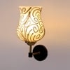 Devansh Metal Electric Wall Light in Black Colour with Multi Shade Count of 1 Light