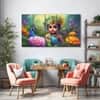 The Castle Decor Bal Gopal Wall Painting Wooden Framed 27x48 Inch (Style 4)