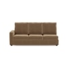 Apollo Sectional Fabric Sofa (Colour : Fawn Velvet , Seating Capacity : Right Aligned 3 Seater + Chaise+ Ottoman  Cushion Type : Soft )