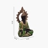 VEDAS Polyresin  Figurine in Green Colour