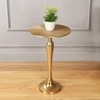De Metal Side Table in Gold Colour