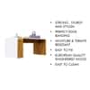Hexa Engineered Wood Coffee Table In Giant Wood And Frosty White