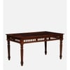 Hrishita Solid Wood 6 Seater Dining Table in Honey Finish