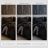 Stoa Paris Satin Comforter, 300TC Comforters for King Size Bed or King White Gold