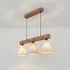 Terzo Brown Solid Wood Cluster Hanging Light