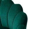 Melta Solid Wood Accent Chair in Green Colour