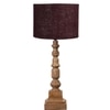 Devansh Brown Jute   Table Lamp With  Wood Natural Base (7X7X21.25 Inches)-17