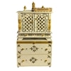 D'Dass Multi Color Mdf and Sheesham Wooden Temple With Cabinet For Pooja