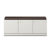 Optima Shoe Rack in Frosty White Finish