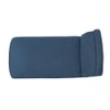 Recame Fabric Chaise Launger in T Blue Colour