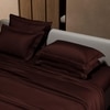 Stoa Paris Super King Size Bedsheet with 4 Pillow Covers  Size Hot Chocolate