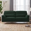 Niwara Velvet 3 Seater  sofa in Green Color