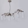 Nolan 5 Light White Glass Chandelier