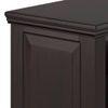 Mateo Solid Wood Bookshelf in Mahogany Finish