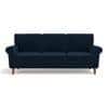 Oxford Sofa (Colour : Sea Port Blue Velvet, Cushion : Soft, Seater : 3+2+1)