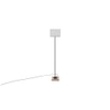 Drake Grey Cotton Shade Floor Lamp