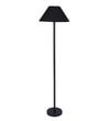47" Black Floor Lamp with Black Shade