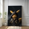 The Castle Decor Electric Cartoon Mouse Wall Art Framed Painting 20x30 Inch