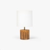 Doric Brown Handcrafted Table Lamp