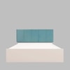 Yantra Engineered Wood Queen  Size Bed With Hydraulic Storage (Melamine Finish, White Colour)