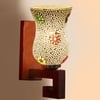 Devansh Solid Wood Electric Wall Light in Multi Colour with Multi Shade Count of 1 Light