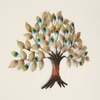 Diego Abstract Metal Wall Decor in Multicolor Set of 1