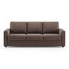 Apollo Compact 3 Seater Fabric Sofa in Daschund Brown Colour
