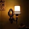 Eliante Glimmera Antique Gold Iron Wall Light With E27 Holder In Antique Gold Colour