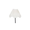 Vera Off-White Cotton shade with Iron floor lamp