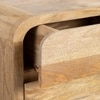 Stigen Solid Mango Wood Sideboard with 6 Drawers in Natural Finish