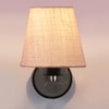 Devansh Metal Electric Wall Light in White Colour with White Shade Count of 1 Light