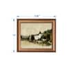 Artistry Beige Brown Forest Landscape Printed Framed Canvas Wall Prints Set of 1 Multicolor Matte