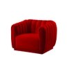 Rosa Fabric Sofa (Red)