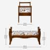 Shri Art Bench in Honey Finish