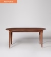 Pearn Solid Wood Dining Table In Light Brown Finish
