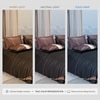 Stoa Paris Super King Size Enriched Cotton Bedsheet with 4 Pillow Covers  Size Red Red