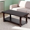 Aroda Sheesham Wood Coffee Table In Mahogany Finish