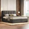 Bornholm Upholstered Storage Bed In Hydraulic (Bed Size : King, Colour : Urban Grey)